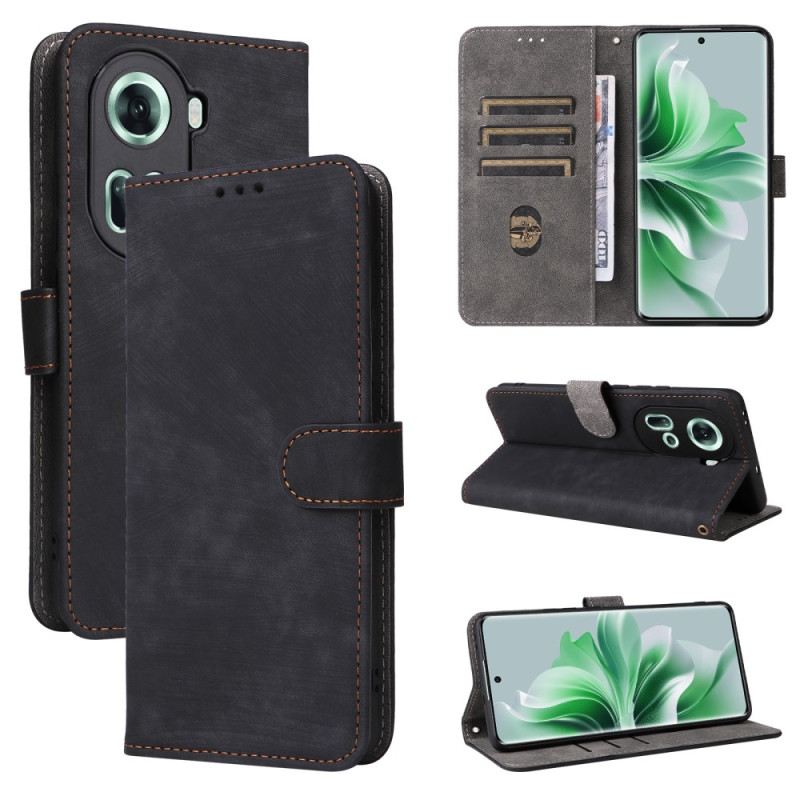 Bőrtok Oppo Reno 11 5g Pénztárca Rfid-blokkolással