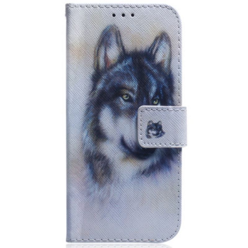 Fliptok Oppo Reno 11 5g Farkas Akvarell