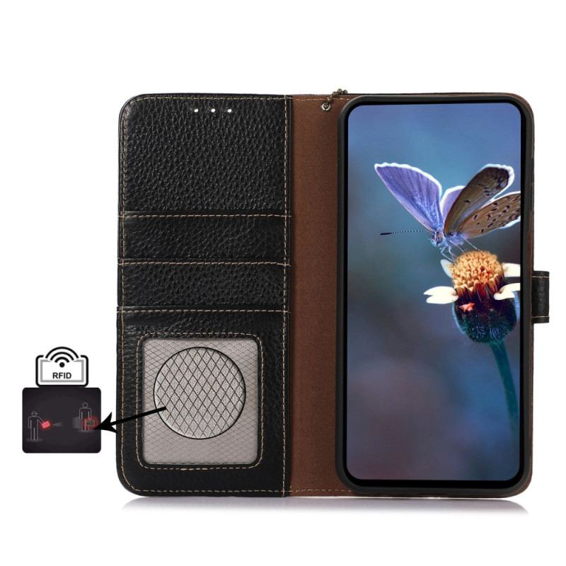 Fliptok Oppo Reno 11 5g (globális) Rfid Blokkoló Litchi Textúra