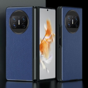 Tok Huawei Mate X3 Licsi Bőr Stílusú