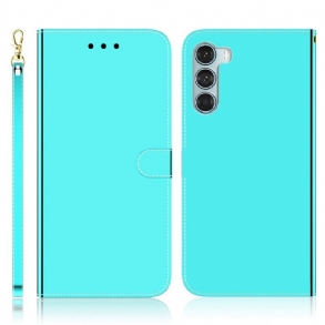 Fliptok Moto G200 5G Műbőr Tükörborítás