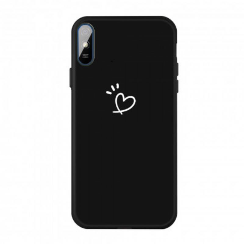 Tok Xiaomi Redmi 9A Szilikon Dobogó Szív
