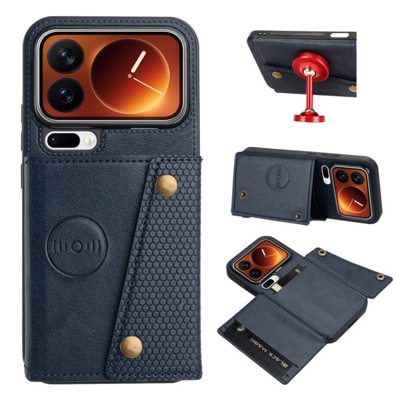 Bőrtok Xiaomi 17 Pro Kártyatartó És Állvány