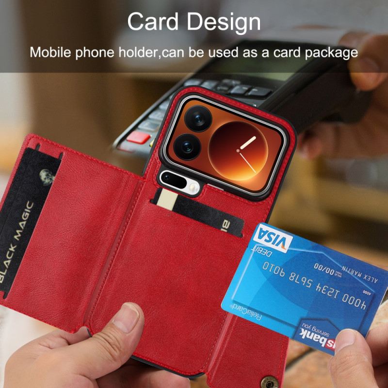 Bőrtok Xiaomi 17 Pro Kártyatartó És Állvány