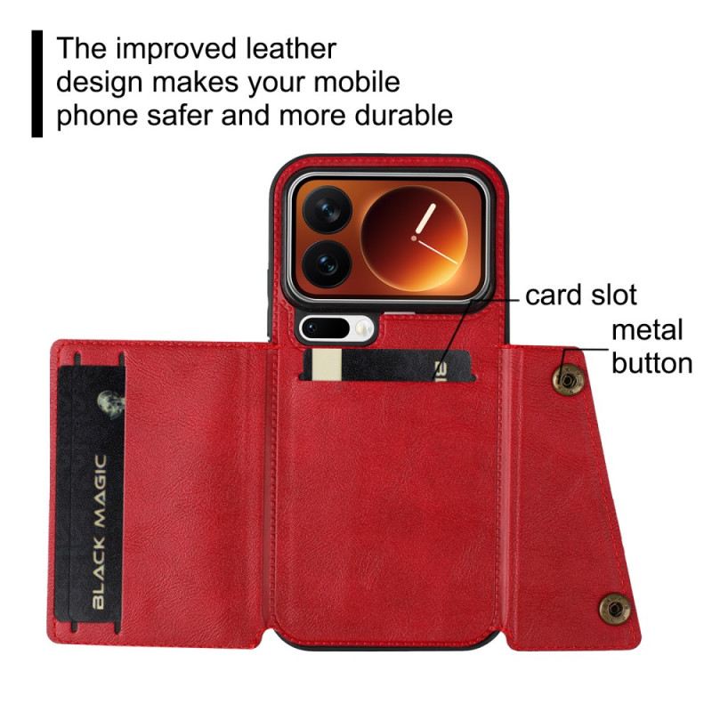 Bőrtok Xiaomi 17 Pro Kártyatartó És Állvány