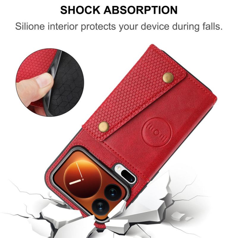 Bőrtok Xiaomi 17 Pro Kártyatartó És Állvány