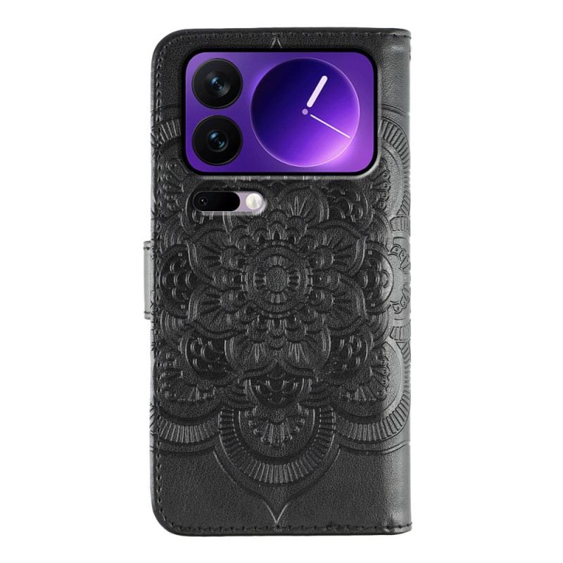 Bőrtok Xiaomi 17 Pro Nyomtatott Mandala