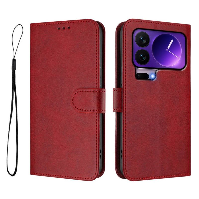 Bőrtok Xiaomi 17 Pro Rfid-blokkoló Bőrhatású