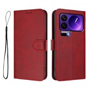 Bőrtok Xiaomi 17 Pro Rfid-blokkoló Bőrhatású