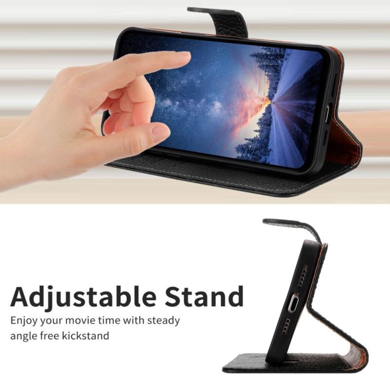 Bőrtok Xiaomi 17 Pro Texturált Bőr