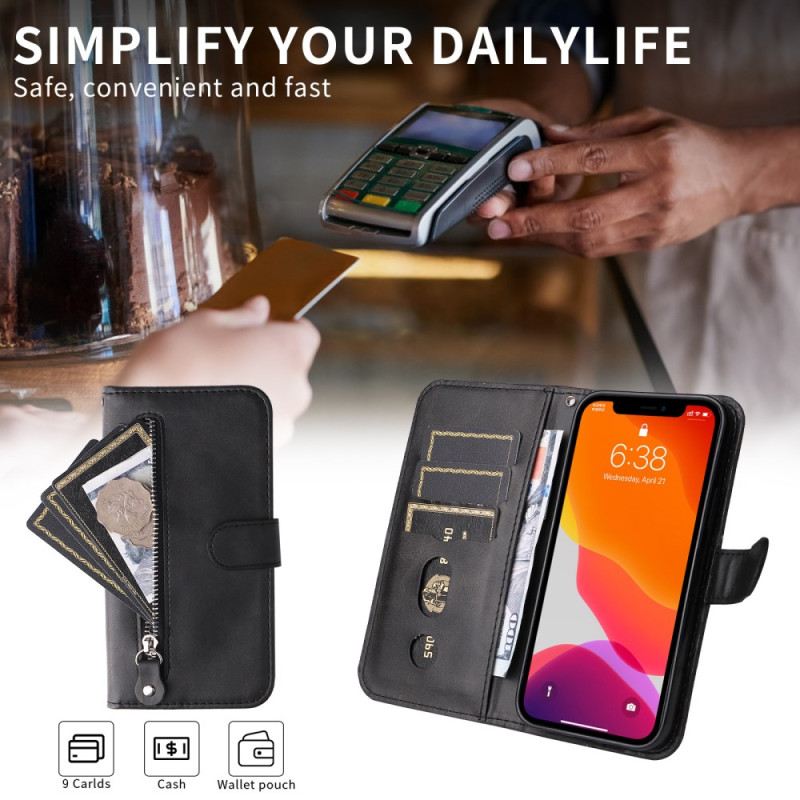 Fliptok Xiaomi 17 Pro Cipzáras Zseb