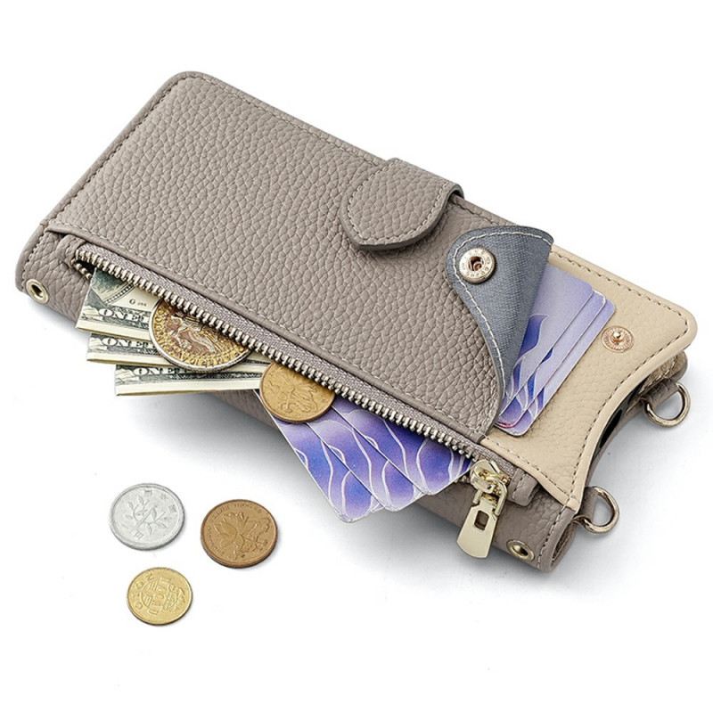 Fliptok Xiaomi 17 Pro Pénztárca Lánccal