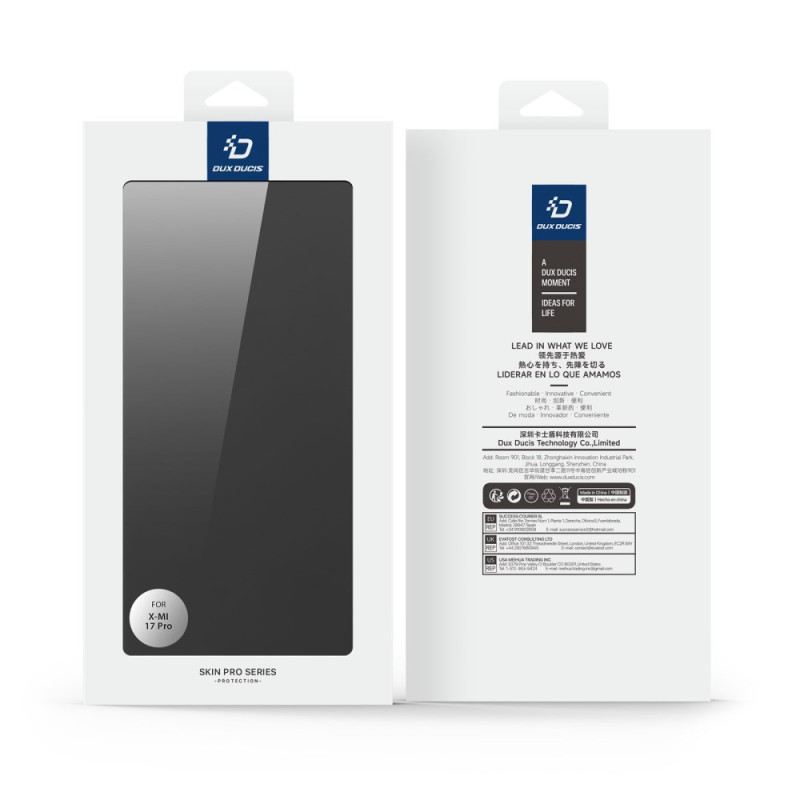 Fliptok Xiaomi 17 Pro Skin Pro Sorozat Dux Ducis