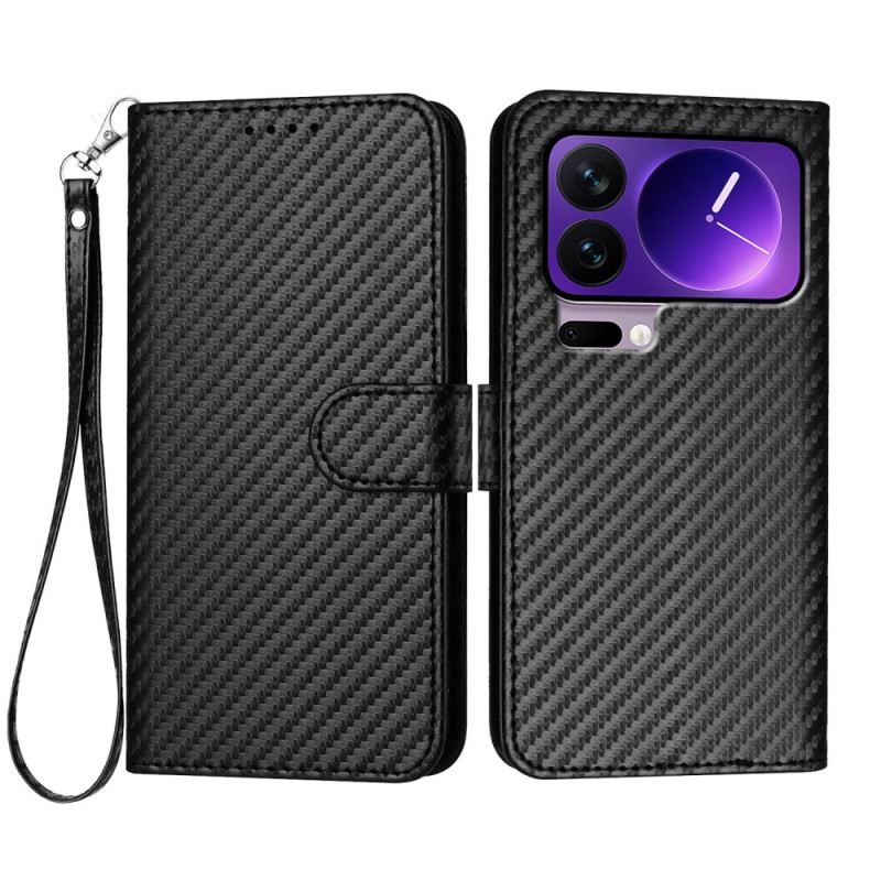 Fliptok Xiaomi 17 Pro Szénszálas Textúra