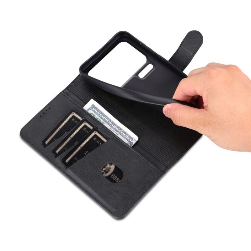 Kinyitható Bőrtok Xiaomi 17 Pro Azns Bőrhatású