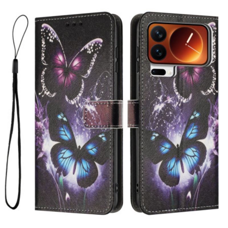 Kinyitható Tokok Xiaomi 17 Pro Két Pillangó