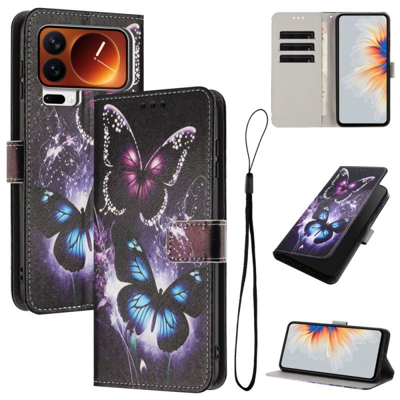 Kinyitható Tokok Xiaomi 17 Pro Két Pillangó