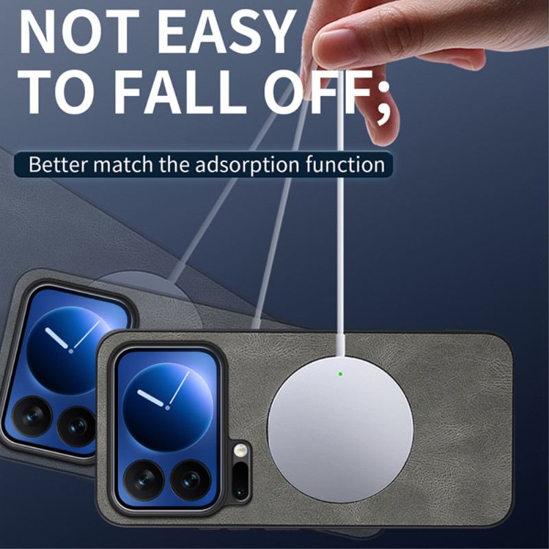 Mobiltelefon Tokok Xiaomi 17 Pro Magsafe Bőrhatású