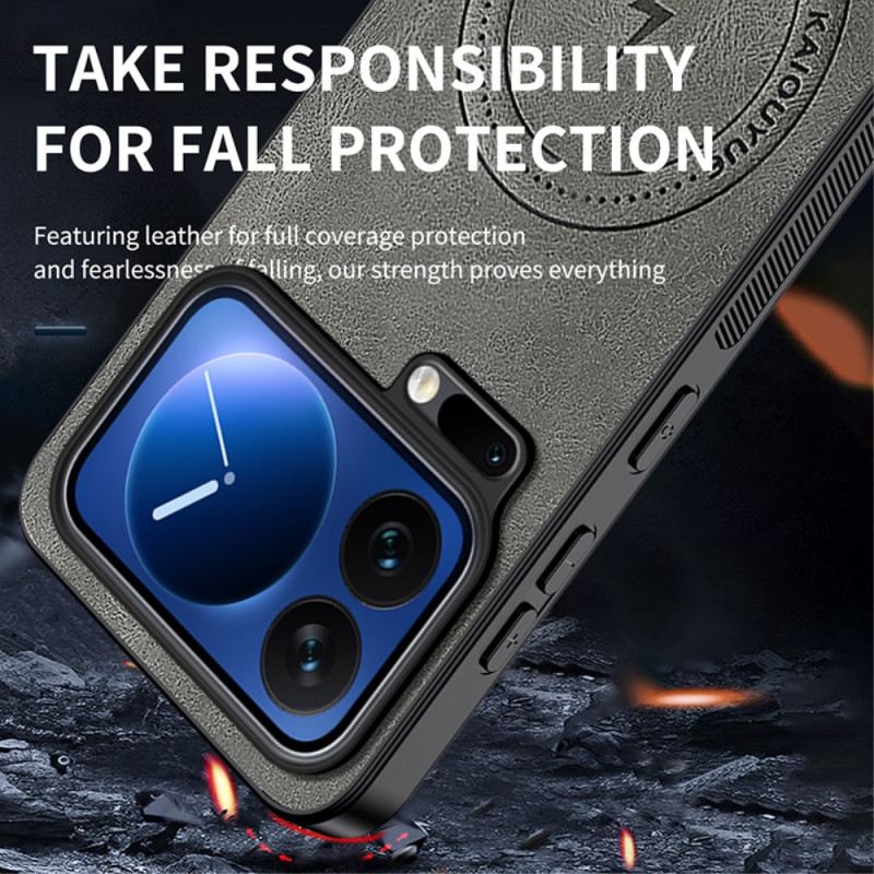 Mobiltelefon Tokok Xiaomi 17 Pro Magsafe Bőrhatású