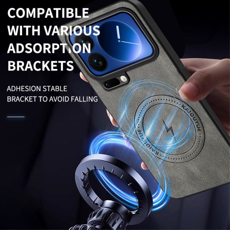 Mobiltelefon Tokok Xiaomi 17 Pro Magsafe Bőrhatású