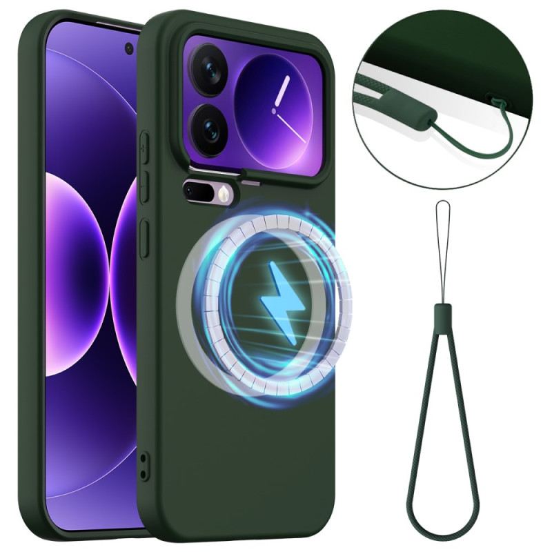 Tok Xiaomi 17 Pro Folyékony Szilikon Mágneses