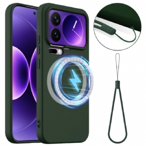 Tok Xiaomi 17 Pro Folyékony Szilikon Mágneses