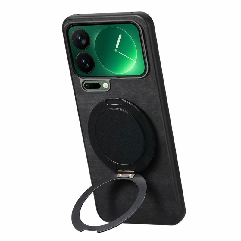 Tok Xiaomi 17 Pro Forgatható Állvány És Retró Bőr Texture