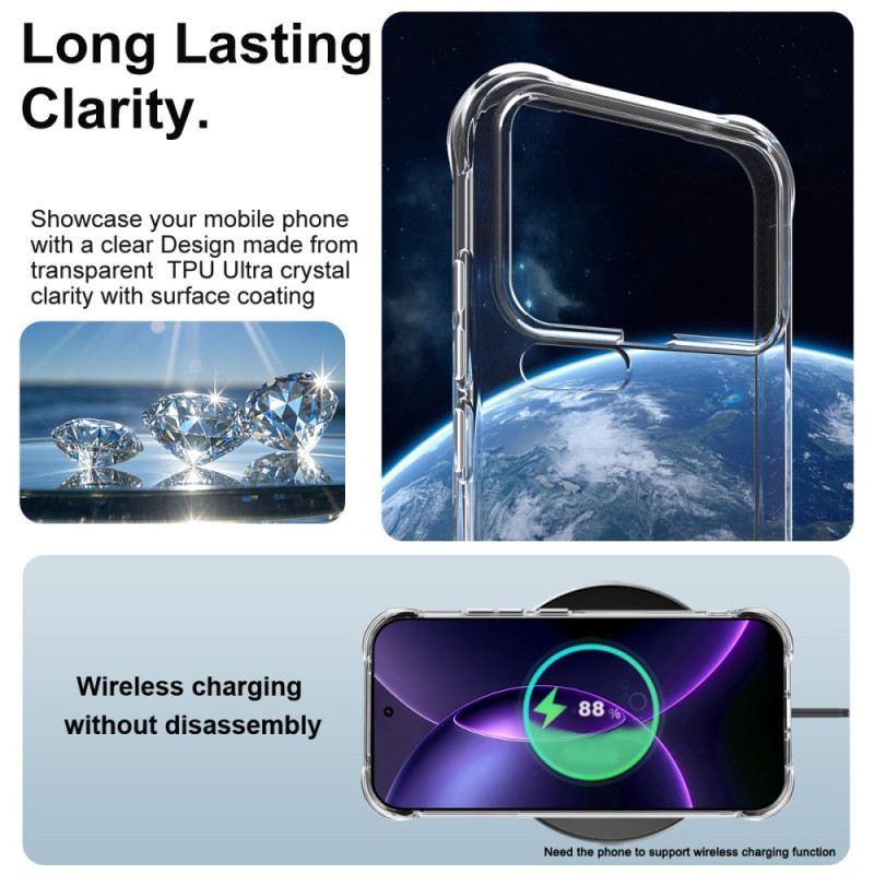 Tok Xiaomi 17 Pro Imak - Ütésálló Védelem Légzsákokkal Átlátszó