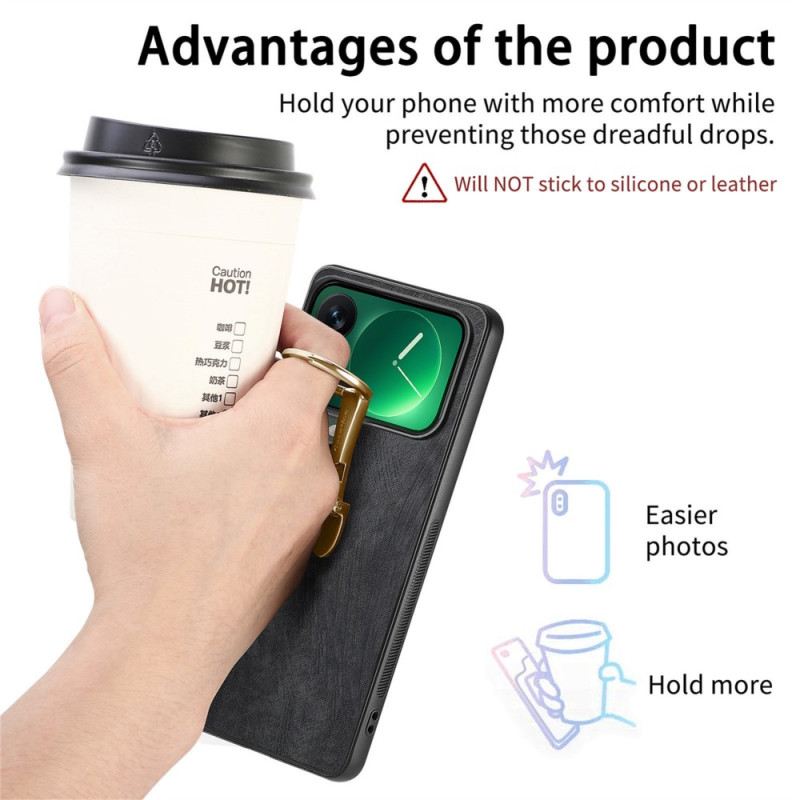 Tok Xiaomi 17 Pro Összecsukható És Retró Textúrájú Állvány Caseneo