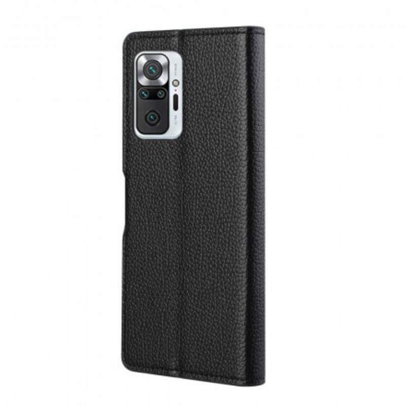Fliptok / Bőrtok Xiaomi Redmi Note 10 Pro Egyedülálló Licsi