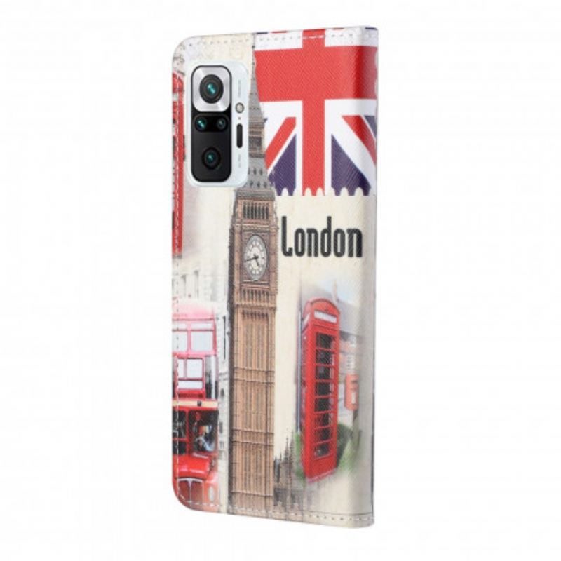 Fliptok / Bőrtok Xiaomi Redmi Note 10 Pro Londoni Élet