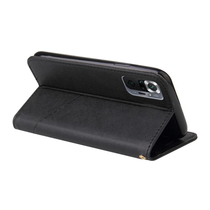 Fliptok / Bőrtok Xiaomi Redmi Note 10 Pro Műbőr Gq.utrobe