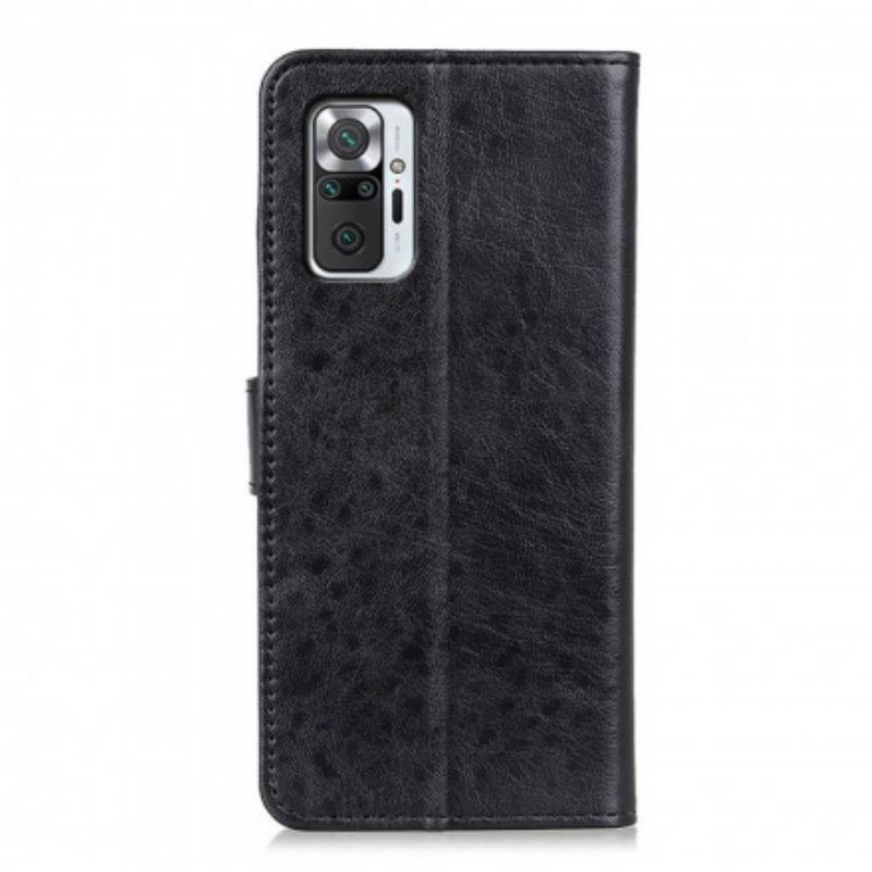 Fliptok / Bőrtok Xiaomi Redmi Note 10 Pro Texturált Műbőr