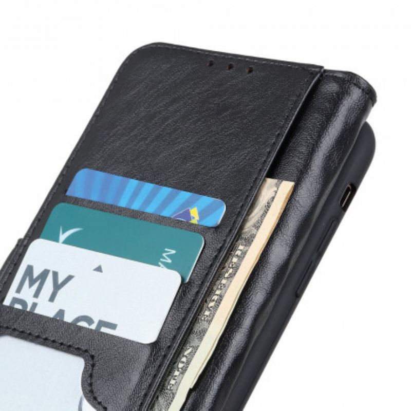 Fliptok / Bőrtok Xiaomi Redmi Note 10 Pro Texturált Műbőr
