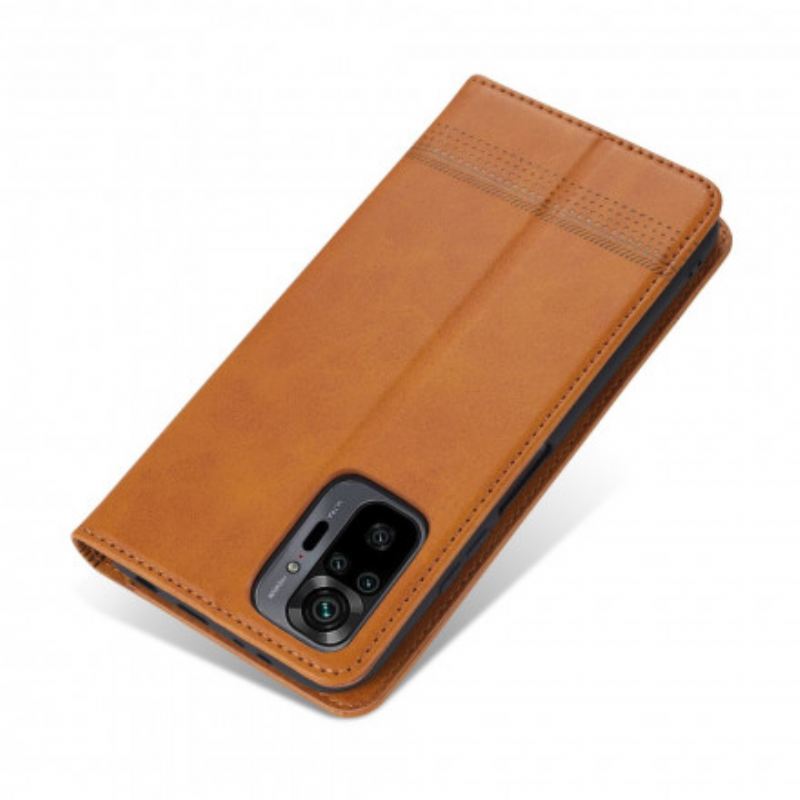 Fliptok Xiaomi Redmi Note 10 Pro Bőrtok Azns Bőrformázó