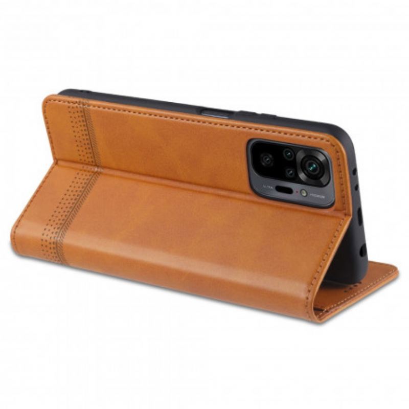 Fliptok Xiaomi Redmi Note 10 Pro Bőrtok Azns Bőrformázó