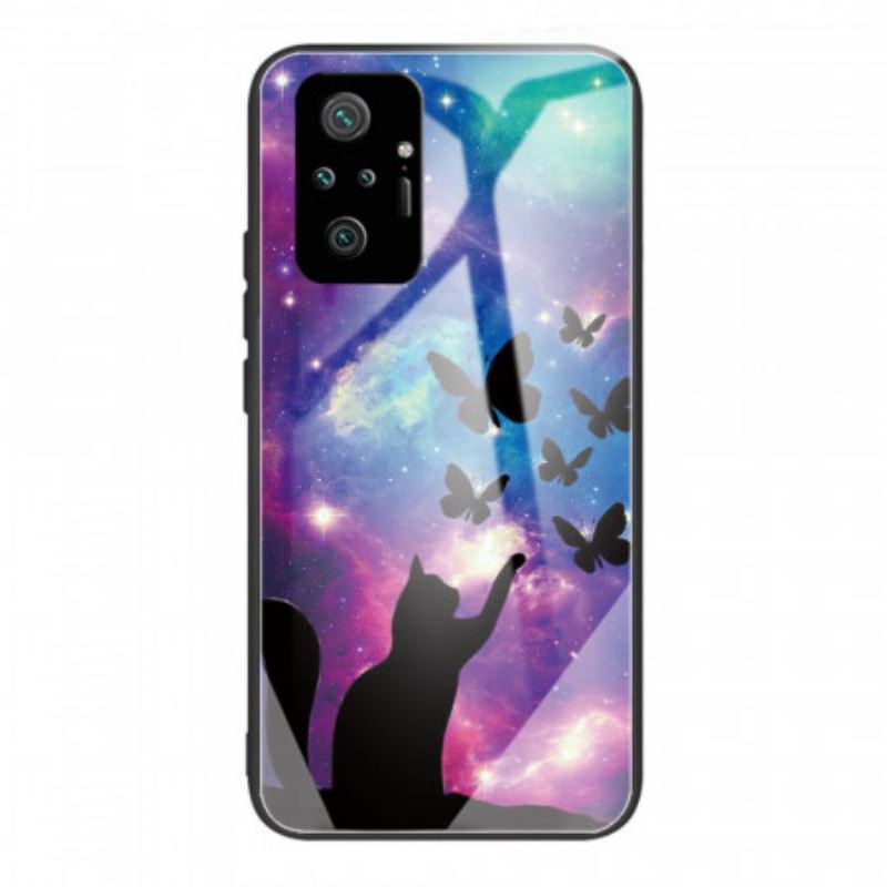 Tok Xiaomi Redmi Note 10 Pro Edzett Üveg Macska És A Pillangók Az Űrben
