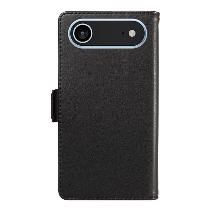 Bőrtok iPhone Air Kártyatartókkal És Csuklópánttal