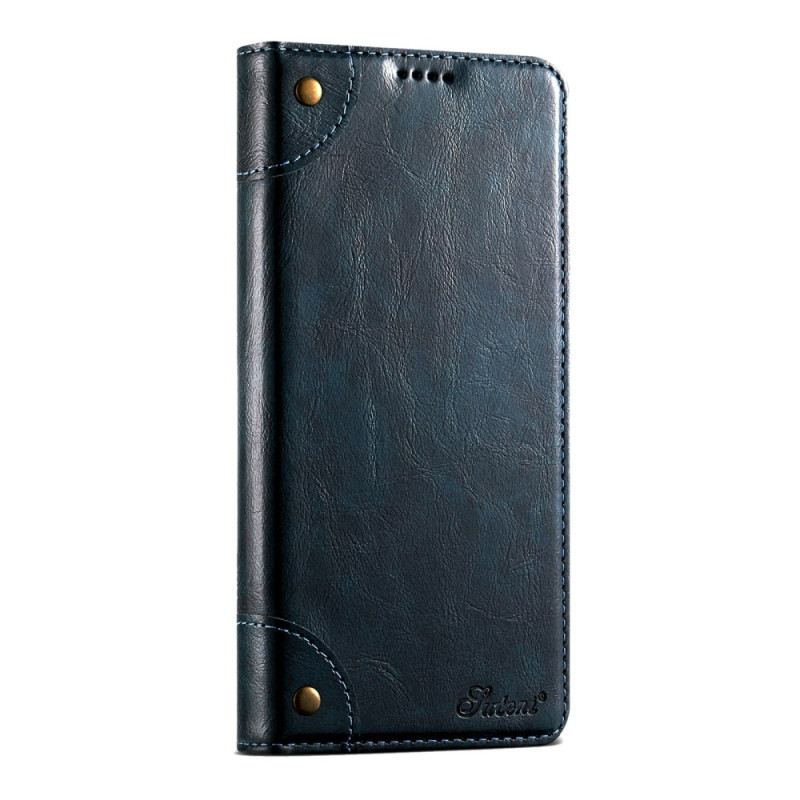 Bőrtok iPhone Air Vintage Suteni