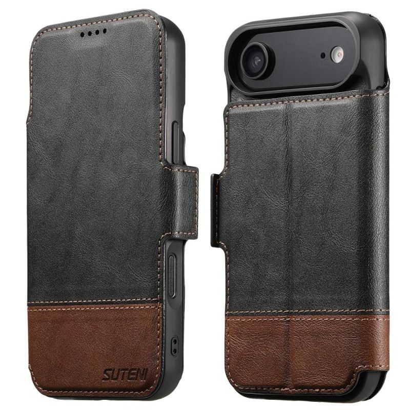 Fliptok iPhone Air Magsafe Kétszínű Levehető Tok Suteni