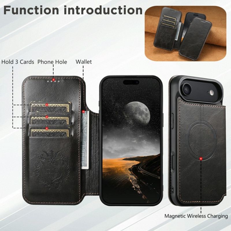 Fliptok iPhone Air Magsafe Kompatibilis Vintage Stílusú