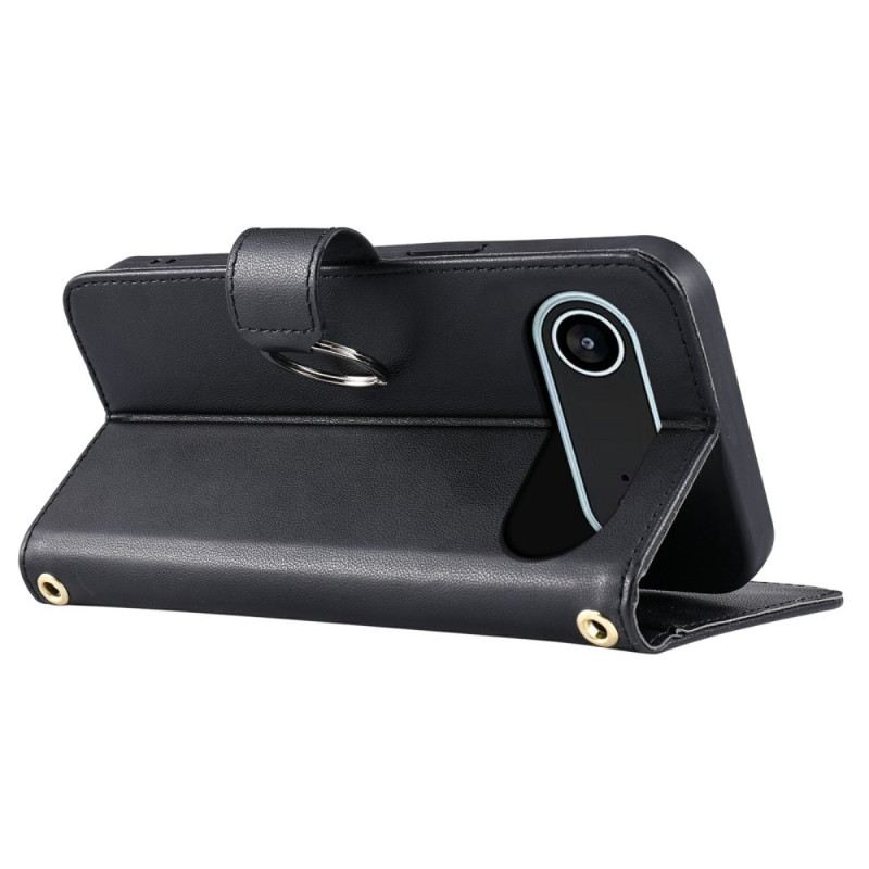 Fliptok iPhone Air Steppelt Pénztárca Nyakpánttal És Vállpánttal