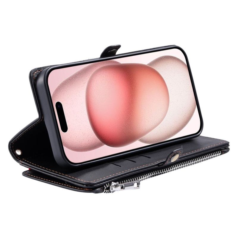 Kinyitható Bőrtok iPhone Air Vintage Dizájn