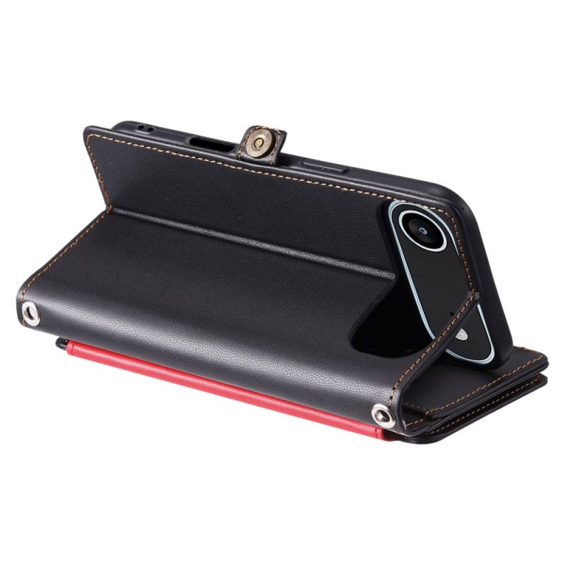 Kinyitható Bőrtok iPhone Air Vintage Dizájn