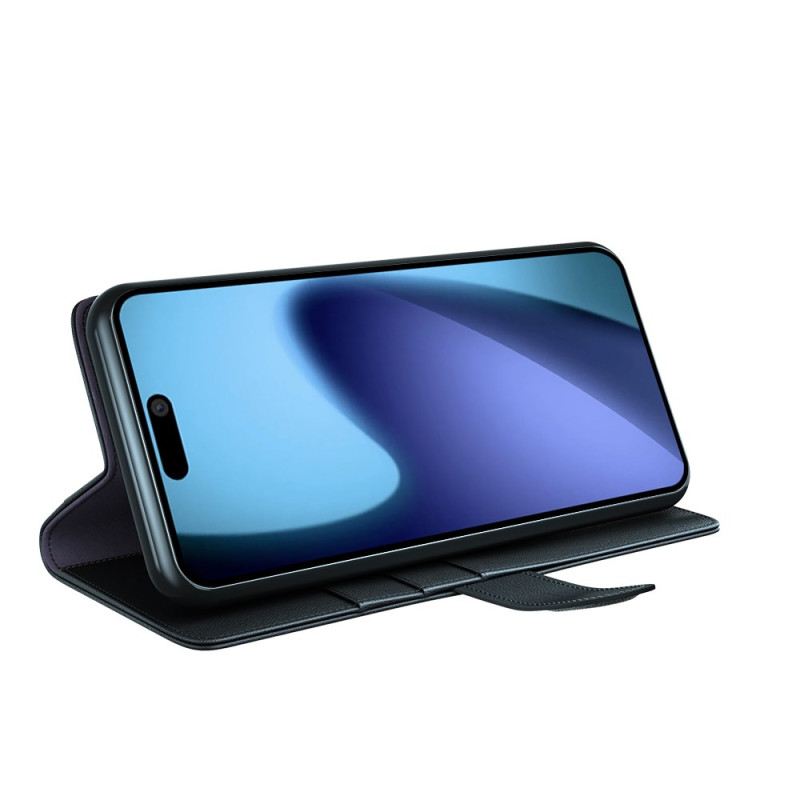 Kinyitható Tokok iPhone Air Valódi Bőr Pénztárca