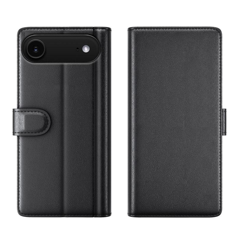 Kinyitható Tokok iPhone Air Valódi Bőr Pénztárca