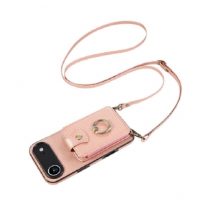 Mobiltelefon Tokok iPhone Air Kártyatartó Csuklópánttal