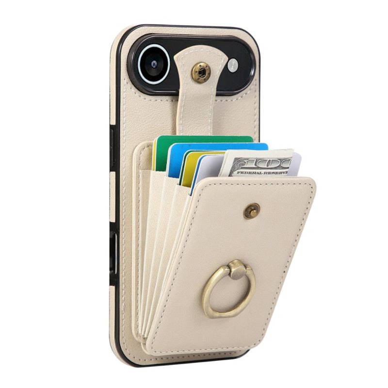Mobiltelefon Tokok iPhone Air Kártyatartó Csuklópánttal