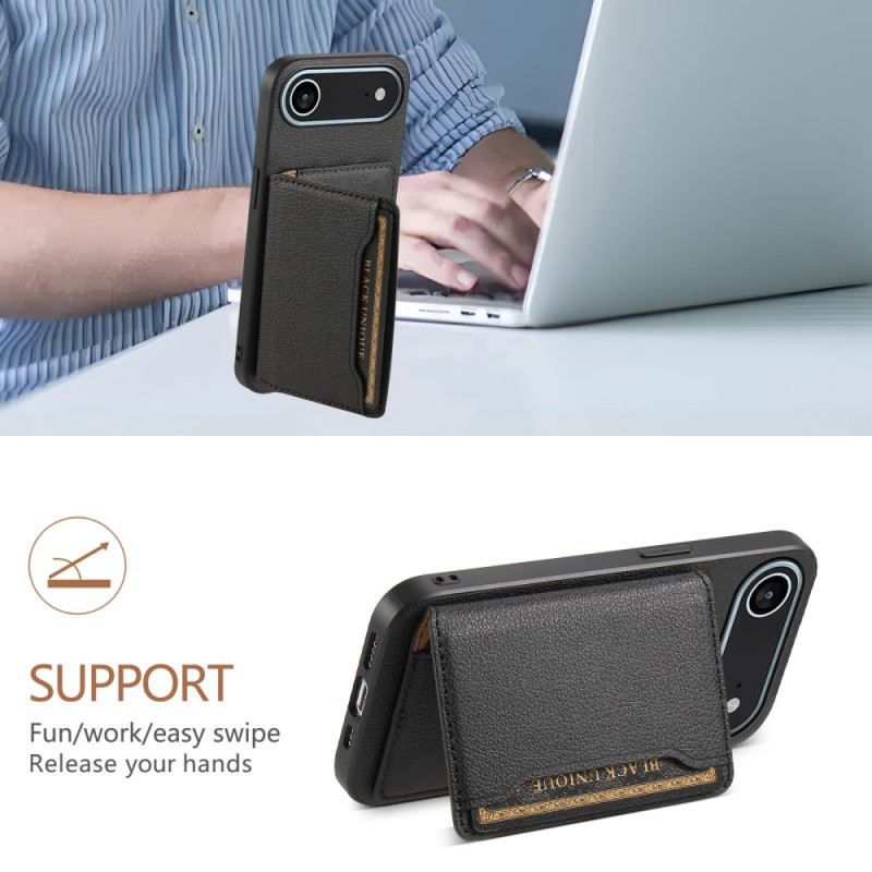 Telefontok iPhone Air Prémium Kártyatartó Állvánnyal