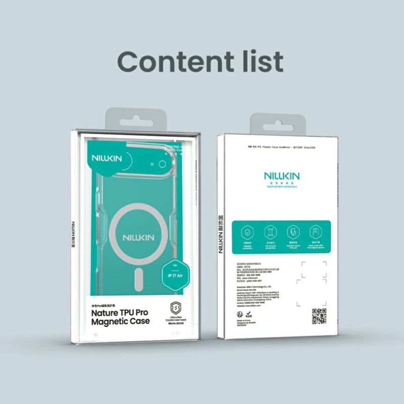 Tok iPhone Air Magsafe Kompatibilis Nature Pro Sorozat Nillkin